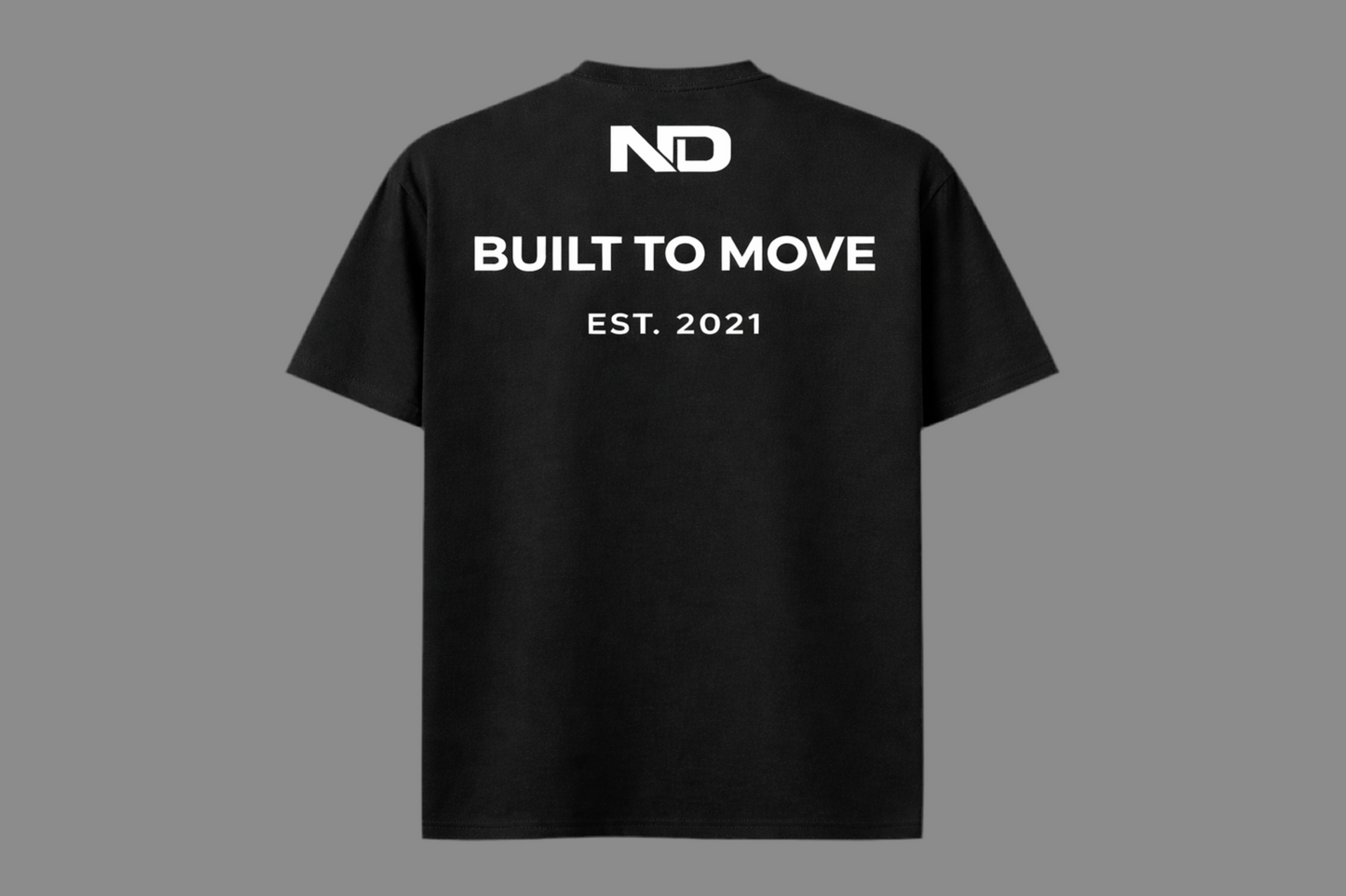 Built To Move Training Tee - Jet Black